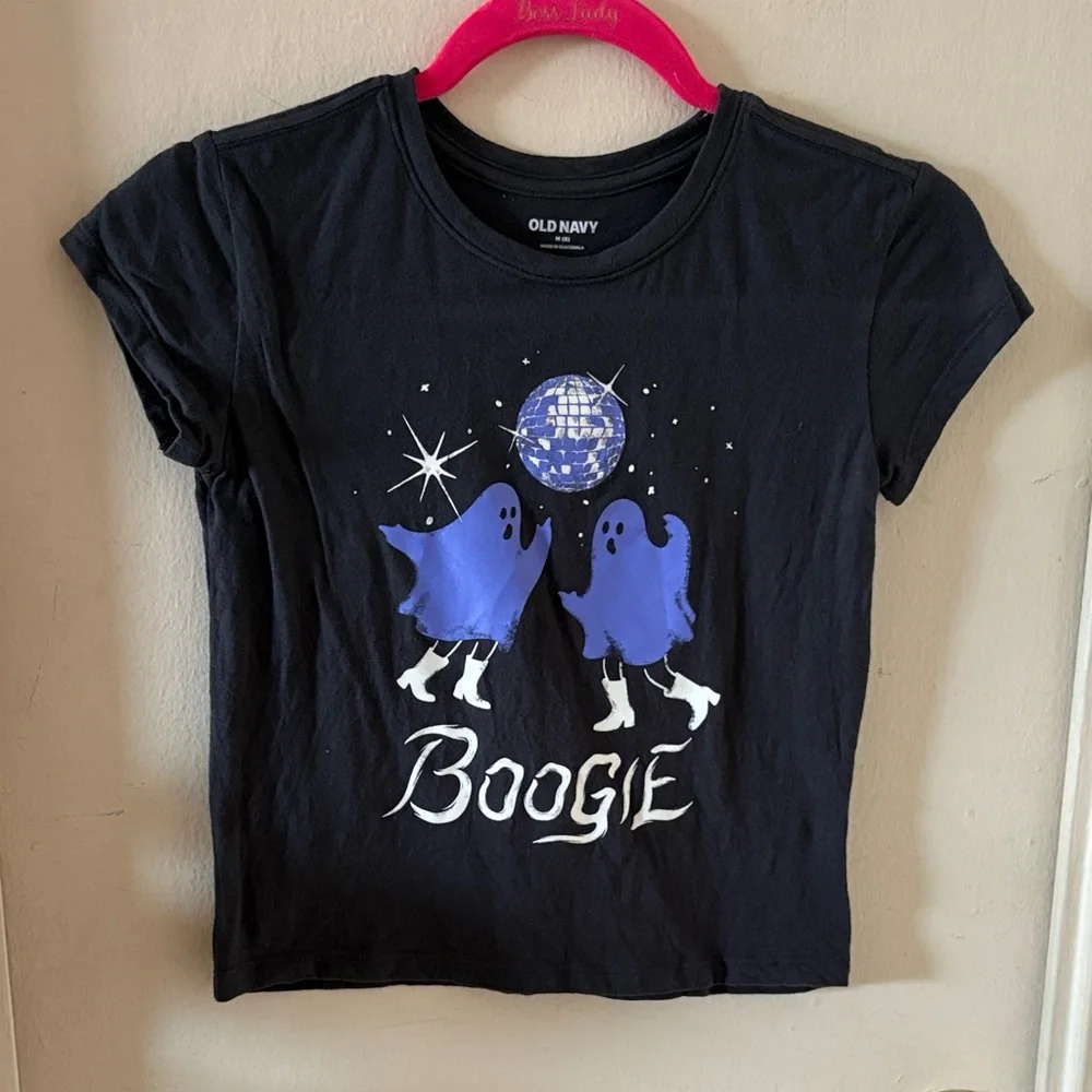 Kid’s Old Navy Cute “Boogie” Dancing Ghost Graphic T-shirt